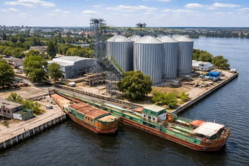 5782. Сучасний річковий зерновий термінал, Largos