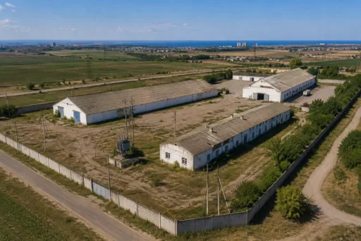 6671. 10-hectare plot with frontage and commercial real estate | Odesa region, Largos